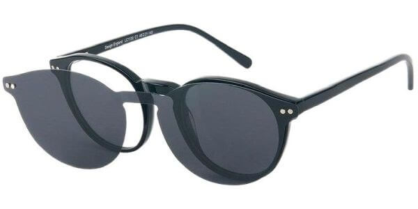 Dioptrické brýle London Club model 1130, barva obruby černá lesk, stranice černá lesk, kód barevné varianty C1. 