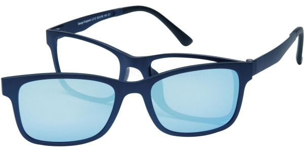Dioptrické brýle London Club model 12, barva obruby modrá mat, stranice modrá mat, kód barevné varianty C1. 