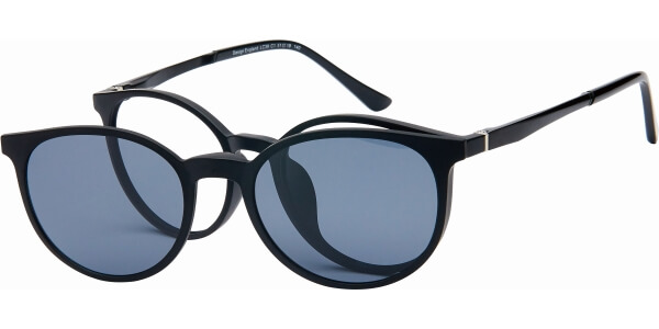 Dioptrické brýle London Club model 39, barva obruby černá mat, stranice černá mat, kód barevné varianty C1. 
