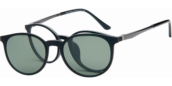 Dioptrické brýle London Club model 39, barva obruby šedá mat, stranice šedá mat, kód barevné varianty C3. 