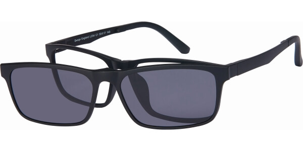Dioptrické brýle London Club model 54, barva obruby černá mat, stranice černá mat, kód barevné varianty C1. 