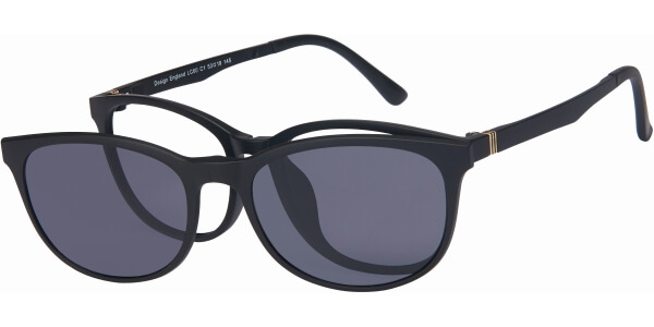 Dioptrické brýle London Club model 60, barva obruby černá mat, stranice černá mat, kód barevné varianty C1. 