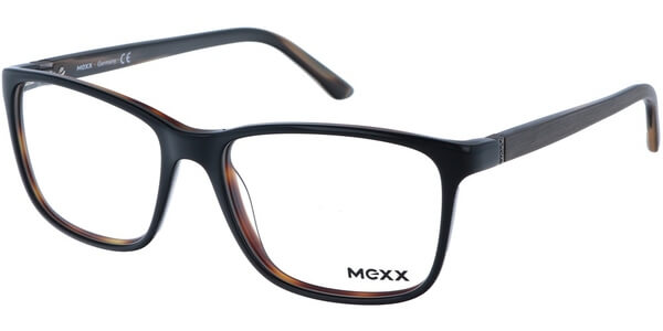 Dioptrické brýle MEXX model 2503, barva obruby hnědá lesk, stranice hnědá mat, kód barevné varianty 200. 