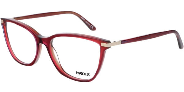 Dioptrické brýle MEXX model 2520, barva obruby červená lesk, stranice červená lesk, kód barevné varianty 500. 
