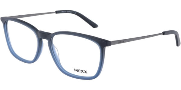 Dioptrické brýle MEXX model 2528, barva obruby modrá mat, stranice šedá mat, kód barevné varianty 100. 