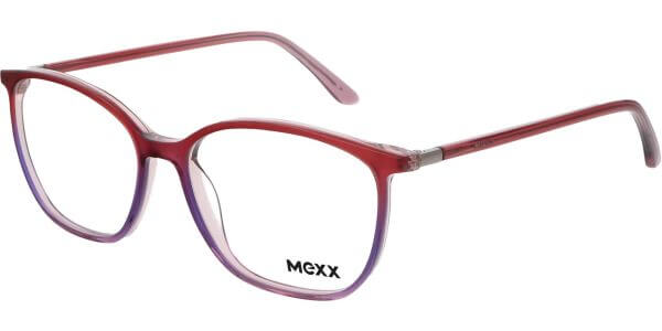 Dioptrické brýle MEXX model 2530, barva obruby červená fialová lesk, stranice červená lesk, kód barevné varianty 600. 