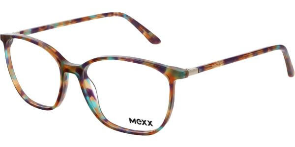 Dioptrické brýle MEXX model 2530, barva obruby oranžová fialová lesk, stranice zelená lesk, kód barevné varianty 700. 