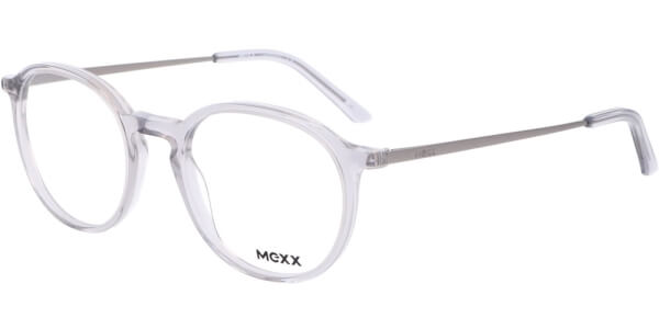 Dioptrické brýle MEXX model 2536, barva obruby čirá lesk, stranice šedá mat, kód barevné varianty 400. 