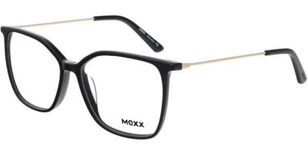 Dioptrické brýle MEXX model 2541, barva obruby černá lesk, stranice zlatá lesk, kód barevné varianty 400. 