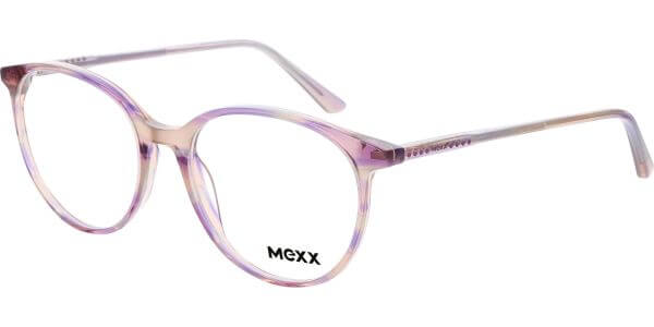Dioptrické brýle MEXX model 2551, barva obruby fialová béžová lesk, stranice fialová béžová lesk, kód barevné varianty 300. 