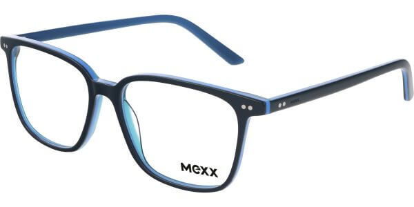 Dioptrické brýle MEXX model Mexx, barva obruby černá modrá mat, stranice černá modrá mat, kód barevné varianty 100. 