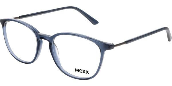 Dioptrické brýle MEXX model 2555, barva obruby modrá lesk, stranice modrá lesk, kód barevné varianty 100. 