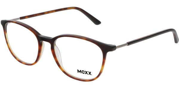 Dioptrické brýle MEXX model 2555, barva obruby hnědá mat, stranice hnědá mat, kód barevné varianty 200. 