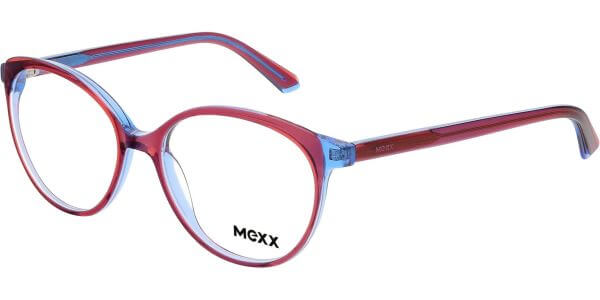 Dioptrické brýle MEXX model 2557, barva obruby červená modrá lesk, stranice červená modrá lesk, kód barevné varianty 200. 