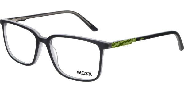 Dioptrické brýle MEXX model 2562, barva obruby černá čirá mat, stranice černá zelená mat, kód barevné varianty 200. 