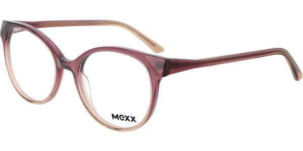 Dioptrické brýle MEXX model 2563, barva obruby červená béžová lesk, stranice červená béžová lesk, kód barevné varianty 100. 