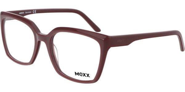 Dioptrické brýle MEXX model 2565, barva obruby vínová lesk, stranice vínová lesk, kód barevné varianty 300. 