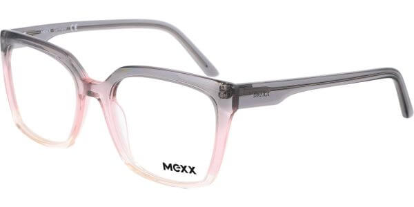 Dioptrické brýle MEXX model 2565, barva obruby šedá růžová lesk, stranice šedá čirá lesk, kód barevné varianty 400. 
