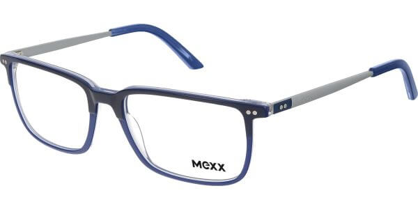 Dioptrické brýle MEXX model 2571, barva obruby šedá modrá lesk, stranice šedá modrá mat, kód barevné varianty 100. 