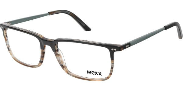 Dioptrické brýle MEXX model 2571, barva obruby hnědá béžová lesk, stranice šedá mat, kód barevné varianty 300. 