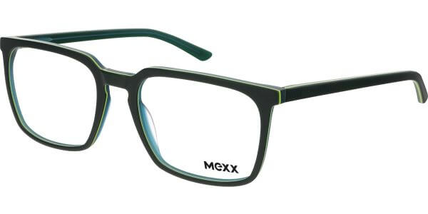 Dioptrické brýle MEXX model 2572, barva obruby zelená mat, stranice zelená mat, kód barevné varianty 100. 