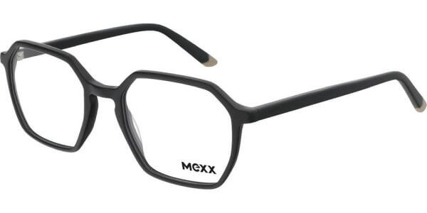 Dioptrické brýle MEXX model 2584, barva obruby černá mat, stranice černá mat, kód barevné varianty 100. 