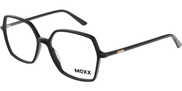 Dioptrické brýle MEXX model 2587, barva obruby černá lesk, stranice černá lesk, kód barevné varianty 100. 