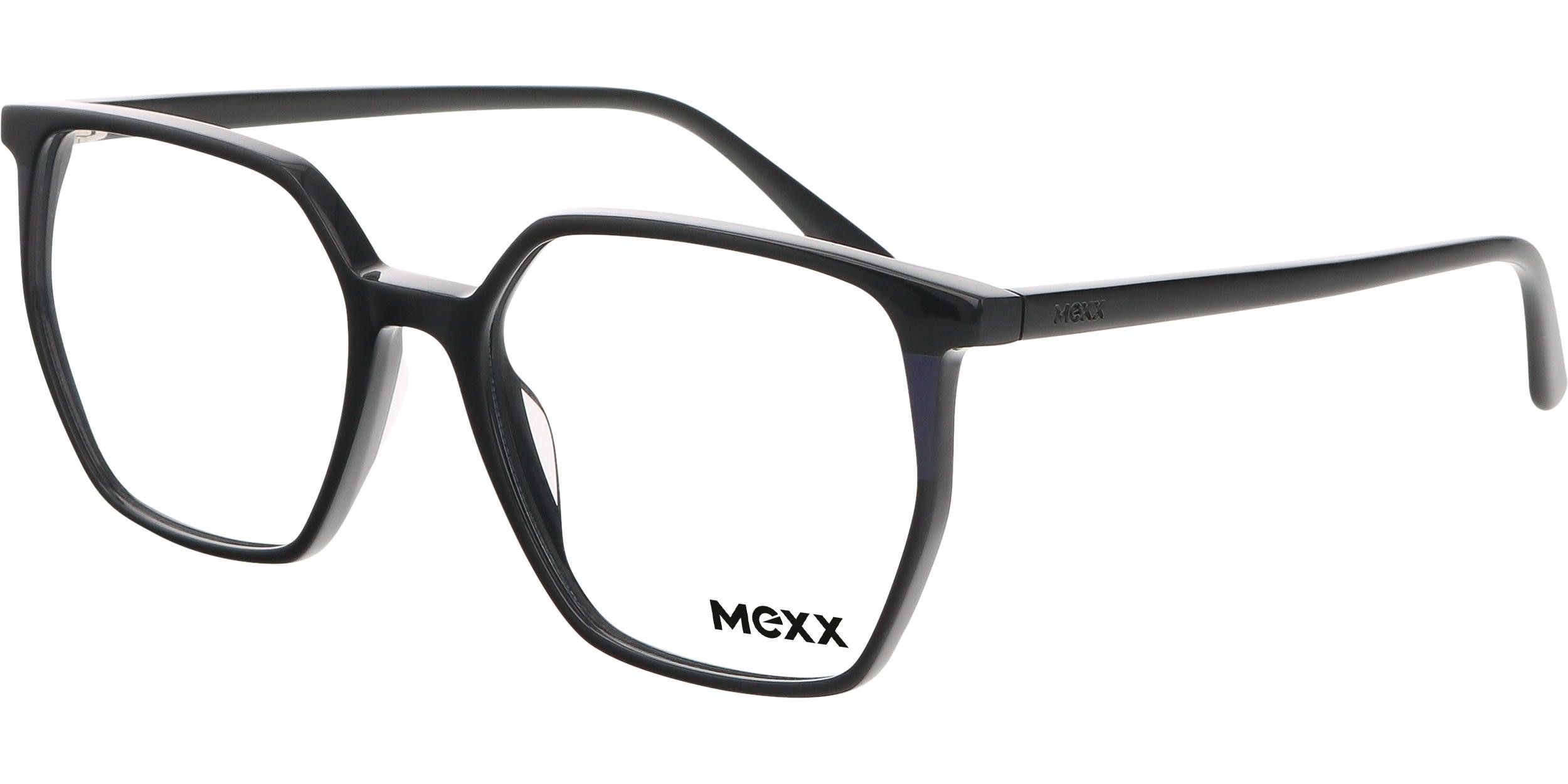 Dioptrické brýle MEXX model 2595, barva obruby černá lesk, stranice černá lesk, kód barevné varianty 100. 