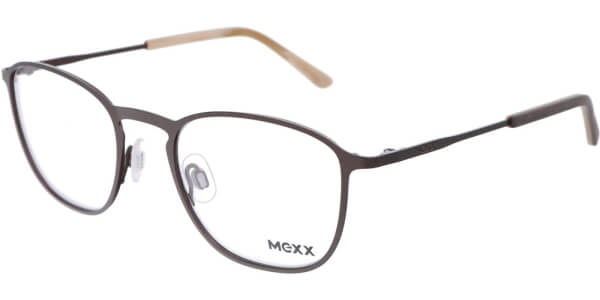 Dioptrické brýle MEXX model 2725, barva obruby hnědá mat, stranice hnědá mat, kód barevné varianty 400. 