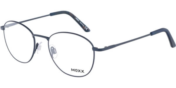 Dioptrické brýle MEXX model 2727, barva obruby modrá mat, stranice modrá mat, kód barevné varianty 400. 