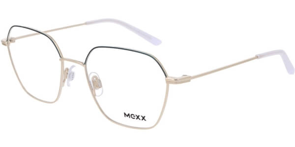 Dioptrické brýle MEXX model 2755, barva obruby modrá zlatá mat, stranice zlatá mat, kód barevné varianty 300. 