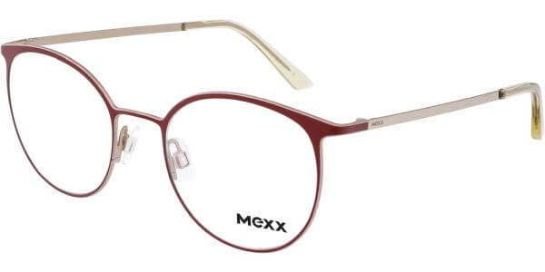Dioptrické brýle MEXX model 2763, barva obruby červená zlatá mat, stranice červená zlatá mat, kód barevné varianty 300. 