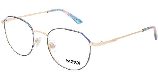 Dioptrické brýle MEXX model 2783, barva obruby modrá zlatá lesk, stranice zlatá lesk, kód barevné varianty 400. 