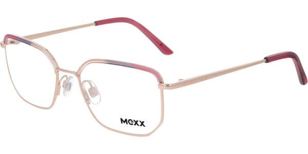 Dioptrické brýle MEXX model 2786, barva obruby zlatá růžová lesk, stranice zlatá růžová lesk, kód barevné varianty 400. 