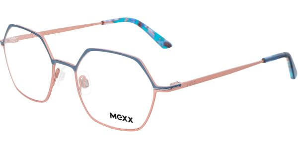 Dioptrické brýle MEXX model 2799, barva obruby modrá bronzová mat, stranice bronzová mat, kód barevné varianty 300. 