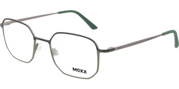 Dioptrické brýle MEXX model 2802, barva obruby černá zelená mat, stranice šedá zelená mat, kód barevné varianty 400. 