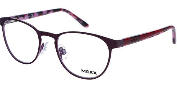Dioptrické brýle MEXX model 5168, barva obruby růžová lesk, stranice růžová lesk, kód barevné varianty 300. 