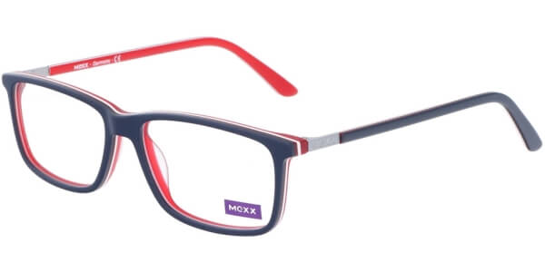 Dioptrické brýle MEXX model 5668, barva obruby modrá červená mat, stranice modrá červená mat, kód barevné varianty 100. 