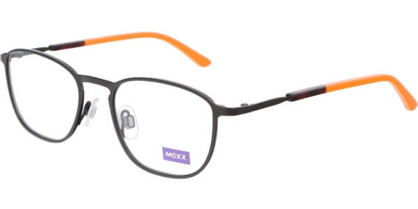 Dioptrické brýle MEXX model 5934, barva obruby hnědá mat, stranice hnědá oranžová lesk, kód barevné varianty 400. 