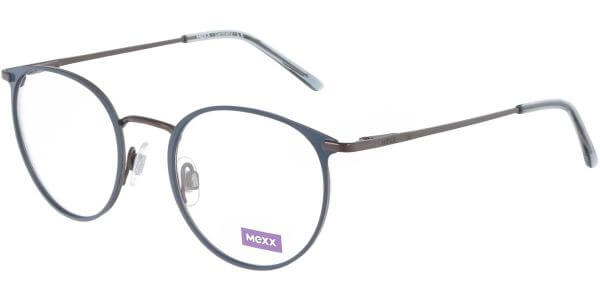 Dioptrické brýle MEXX model 5946, barva obruby modrá šedá mat, stranice šedá mat, kód barevné varianty 800. 
