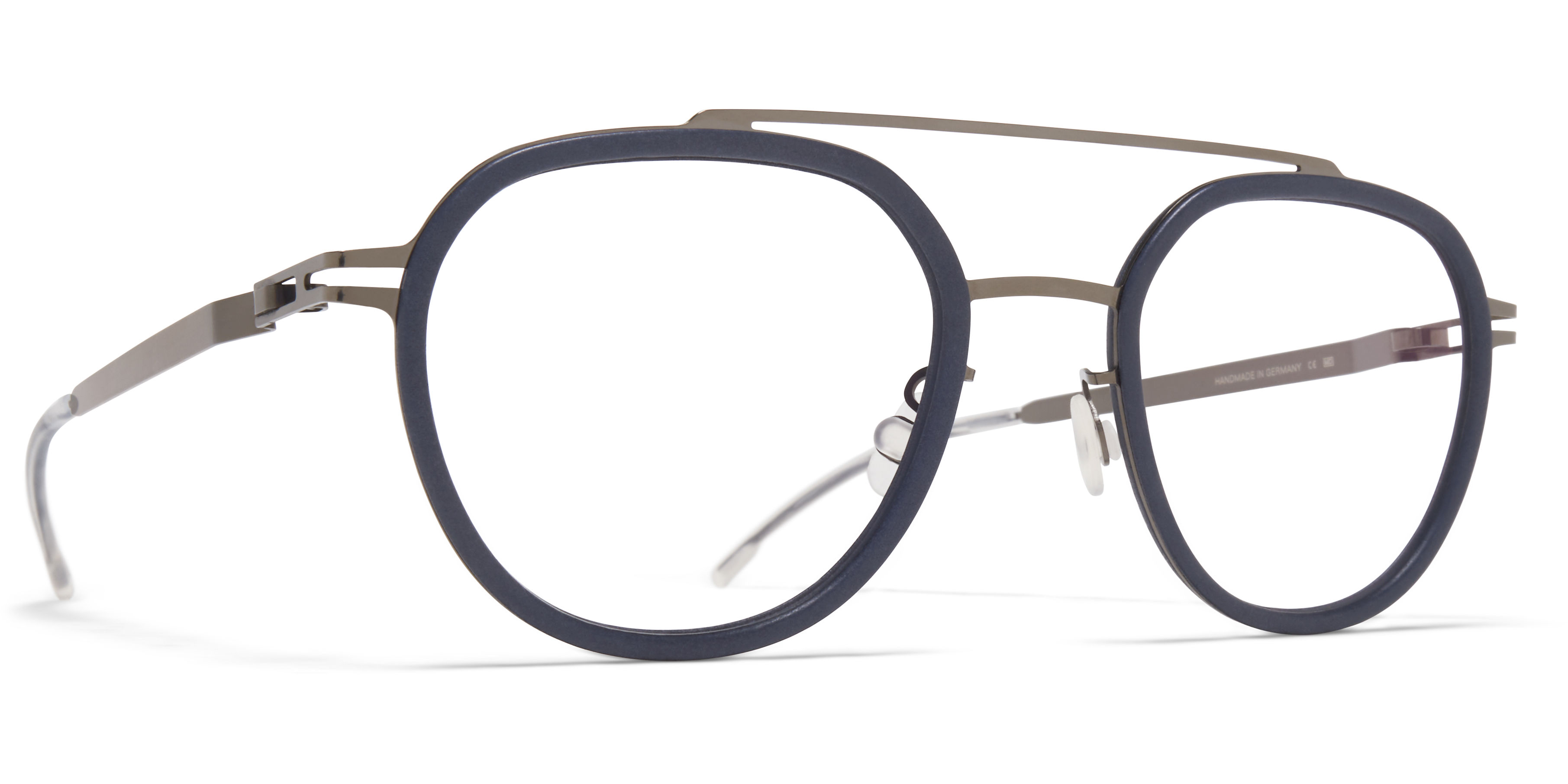 Dioptrické brýle MYKITA model ASPEN, barva obruby šedá mat, stranice šedá lesk, kód barevné varianty 777. 