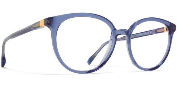 Dioptrické brýle MYKITA model AYAN, barva obruby modrá lesk, stranice modrá lesk, kód barevné varianty 783. 