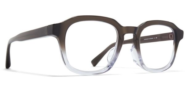 Dioptrické brýle MYKITA model BADU, barva obruby hnědá šedá lesk, stranice hnědá lesk, kód barevné varianty 753. 