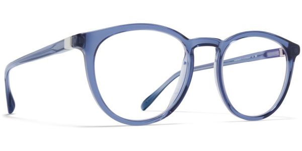 Dioptrické brýle MYKITA model DAVU, barva obruby modrá lesk, stranice modrá lesk, kód barevné varianty 737. 