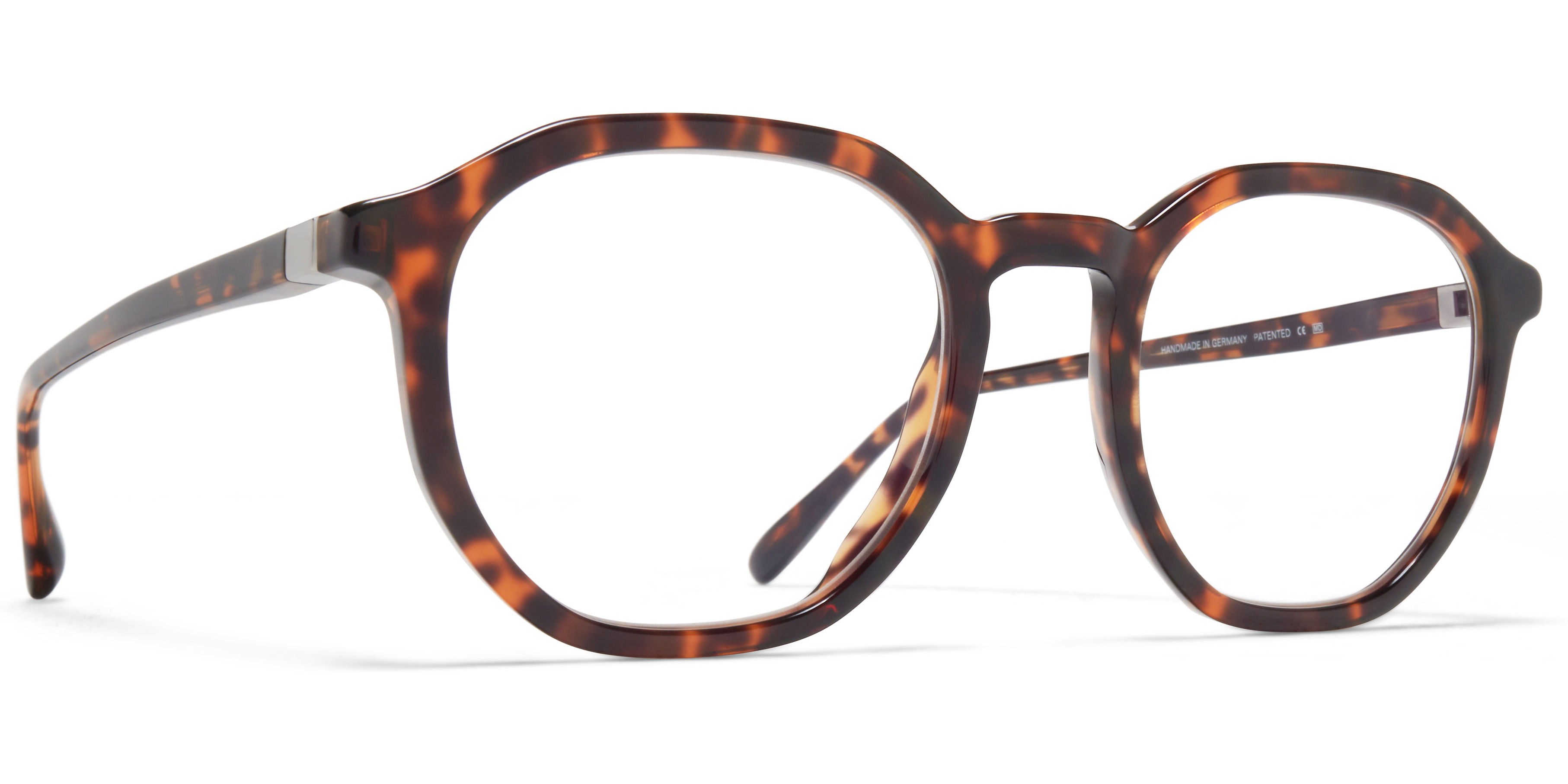 Dioptrické brýle MYKITA model DORSA, barva obruby hnědá lesk, stranice hnědá lesk, kód barevné varianty 222. 