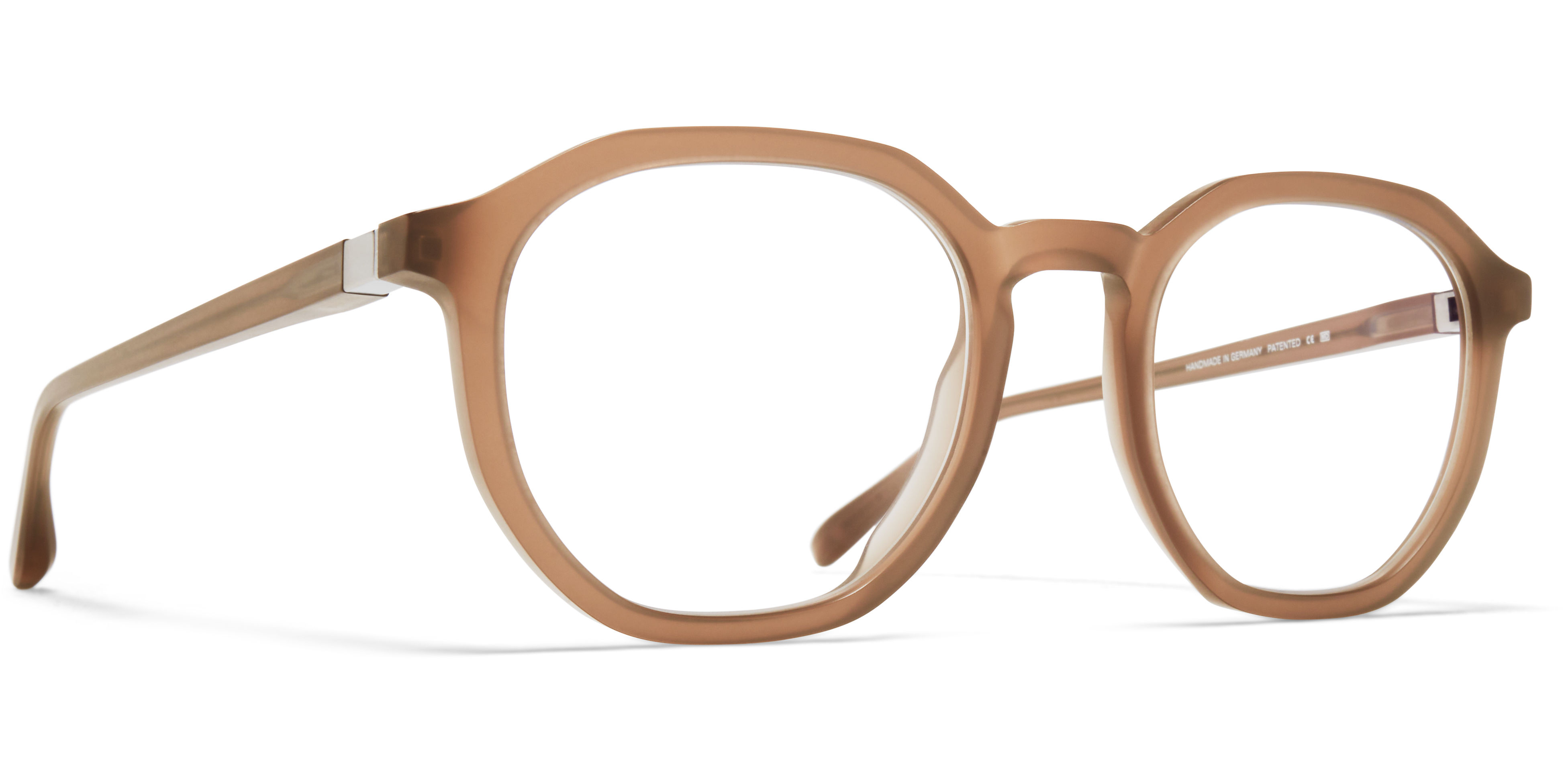 Dioptrické brýle MYKITA model DORSA, barva obruby béžová mat, stranice béžová mat, kód barevné varianty 727. 