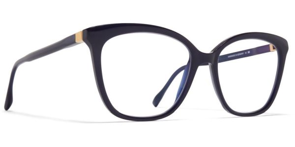 Dioptrické brýle MYKITA model MAHA, barva obruby modrá černá lesk, stranice modrá černá lesk, kód barevné varianty 786. 