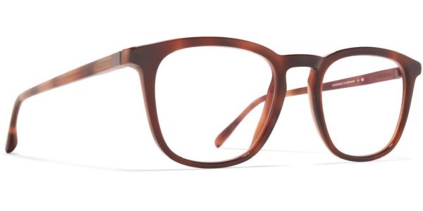 Dioptrické brýle MYKITA model TIWA, barva obruby hnědá lesk, stranice hnědá lesk, kód barevné varianty 735. 