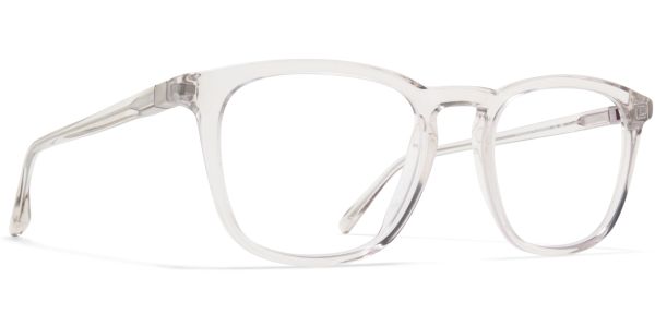 Dioptrické brýle MYKITA model TIWA, barva obruby čirá lesk, stranice čirá lesk, kód barevné varianty 740. 