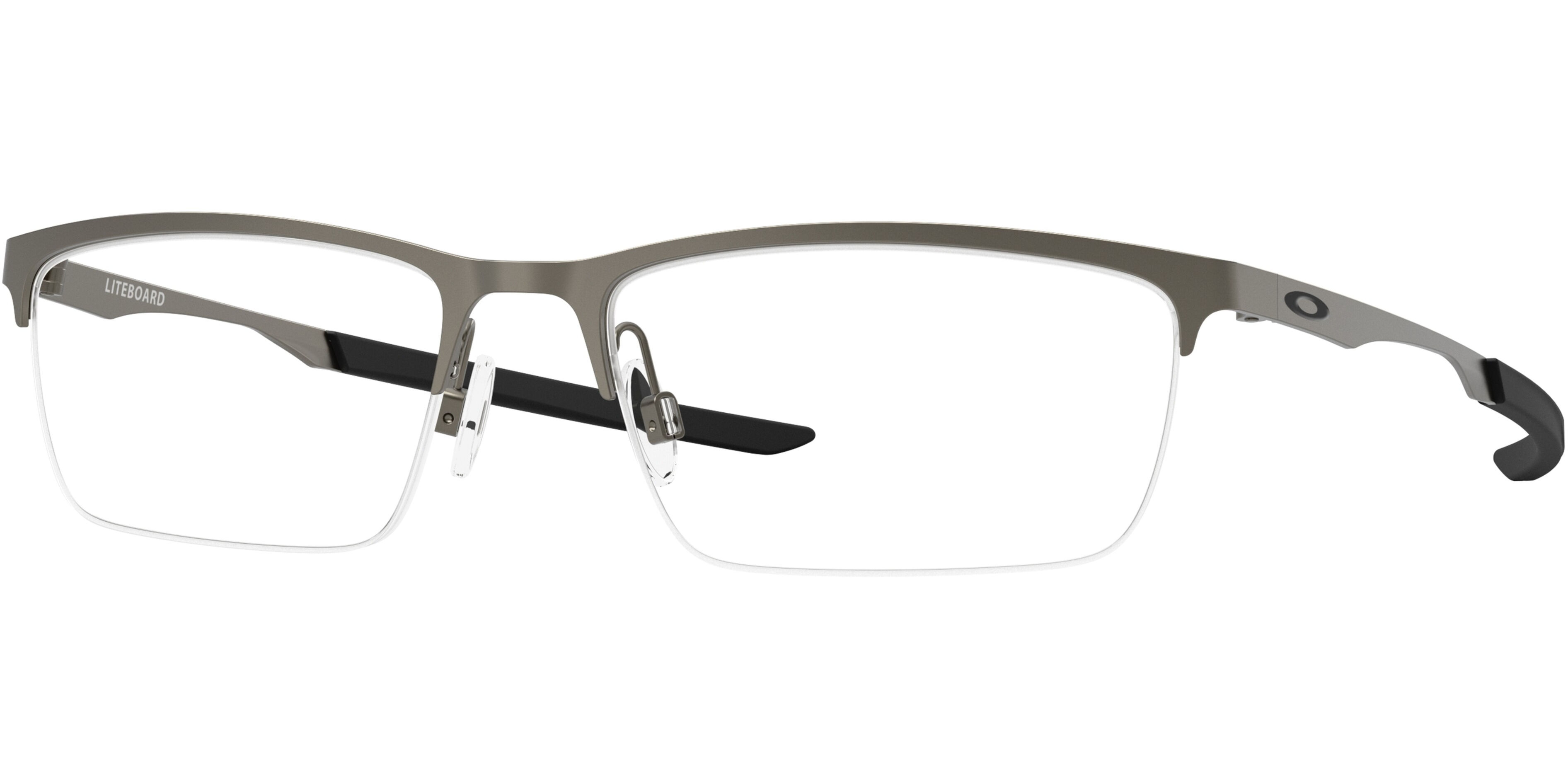 Dioptrické brýle Oakley model 3141, barva obruby šedá mat, stranice šedá mat, kód barevné varianty 314104. 